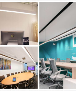 GloboStar® SURFACEPENDANT-PROFILE 70832-3M Προφίλ Αλουμινίου - Βάση & Ψύκτρα Ταινίας LED με Λευκό Γαλακτερό Κάλυμμα - Επιφανειακή & Κρεμαστή Χρήση - Πατητό Κάλυμμα - Μαύρο - 3 Μέτρα - Μ300 x Π3.5 x Υ7.4cm 16 70832 3m 8