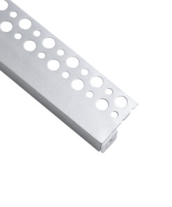 GLOBOSTAR® ALP-PLASTERIN GYPSO 70834-3M Χωνευτό Τερματικό Προφίλ Αλουμινίου Ειδικό για Γυψοσανίδα με Λευκό Γαλακτερό Πατητό Κάλυμμα για Ταινίες LED IP20 - Ασημί & Λευκό - Μ300 x Π3.3 x Υ1.5cm - Πακέτο 5 Τεμαχίων 10 70834 3m 5