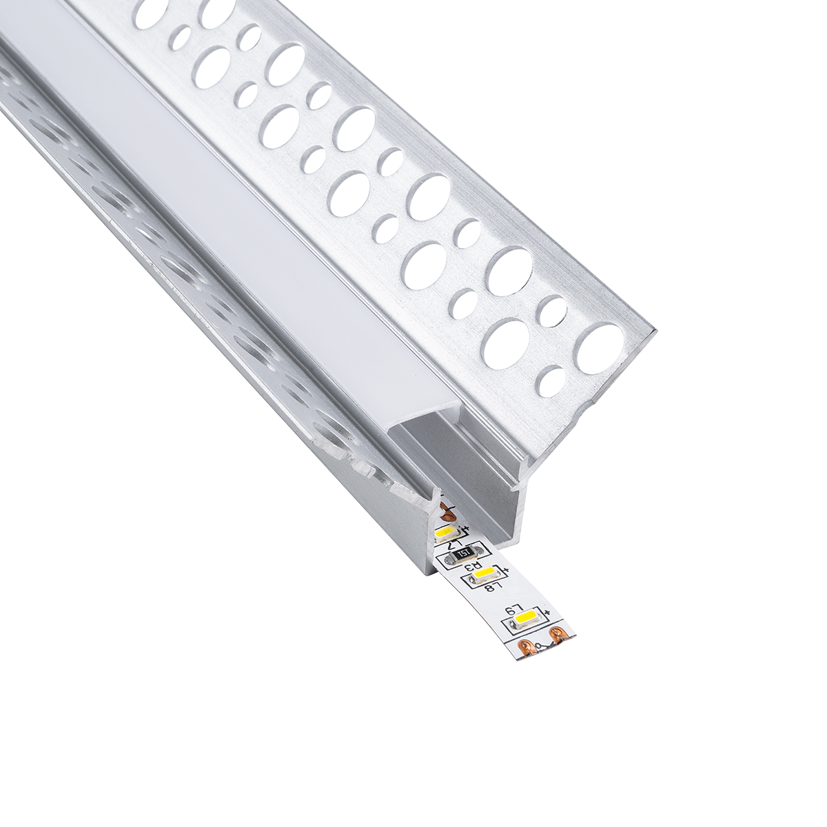 GloboStar® PLASTERBOARD-PROFILE 70836-3M Προφίλ Αλουμινίου - Βάση & Ψύκτρα Ταινίας LED με Λευκό Γαλακτερό Κάλυμμα - Χωνευτή Γωνιακή Χρήση σε Εσωτερική Γωνία Γυψοσανίδας - Trimless - Πατητό Κάλυμμα - Ασημί - 3 Μέτρα - Πακέτο 5 Τεμαχίων - Μ300 x Π3.1 x Υ1.3cm 2 GloboStar® GloboStar® PLASTERBOARD-PROFILE 70836-3M Προφίλ Αλουμινίου - Βάση & Ψύκτρα Ταινίας LED με Λευκό Γαλακτερό Κάλυμμα - Χωνευτή Γωνιακή Χρήση σε Εσωτερική Γωνία Γυψοσανίδας - Trimless - Πατητό Κάλυμμα - Ασημί - 3 Μέτρα - Πακέτο 5 Τεμαχίων - Μ300 x Π3.1 x Υ1.3cm