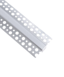 GLOBOSTAR® ALP-PLASTERIN GYPSO 70838-3M Χωνευτό Προφίλ Αλουμινίου Ειδικό για Γυψοσανίδα με Λευκό Γαλακτερό Πατητό Κάλυμμα για Ταινίες LED IP20 - Ασημί & Λευκό - Μ300 x Π5.6 x Υ1.3cm - Πακέτο 5 Τεμαχίων 10 70838 3m 4