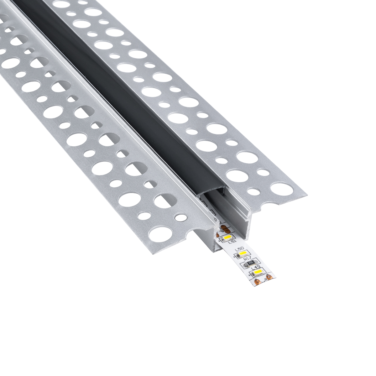 GloboStar® PLASTERBOARD-PROFILE 70839-1M Προφίλ Αλουμινίου - Βάση & Ψύκτρα Ταινίας LED με Μαύρο Φιμέ Κάλυμμα - Χωνευτή Χρήση σε Γυψοσανίδα - Trimless - Πατητό Κάλυμμα - Ασημί - 1 Μέτρο - Μ100 x Π5.6 x Υ1.5cm 3 GloboStar® GloboStar® PLASTERBOARD-PROFILE 70839-1M Προφίλ Αλουμινίου - Βάση & Ψύκτρα Ταινίας LED με Μαύρο Φιμέ Κάλυμμα - Χωνευτή Χρήση σε Γυψοσανίδα - Trimless - Πατητό Κάλυμμα - Ασημί - 1 Μέτρο - Μ100 x Π5.6 x Υ1.5cm