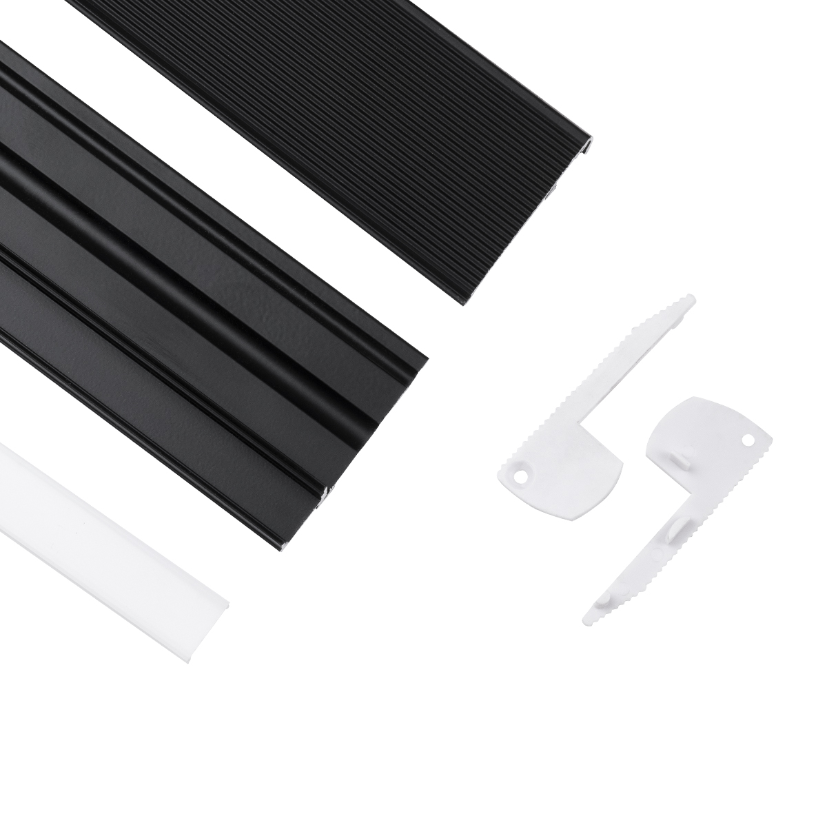 GLOBOSTAR® ALP-STEP-GRIP STAIR 70841-2M Επιφανειακό Προφίλ Αλουμινίου Ειδικό για Φωτισμό Σκαλοπατιού με Λευκό Γαλακτερό Πατητό Κάλυμμα για Ταινίες LED IP20 - Μαύρο & Λευκό - Μ200 x Π6 x Υ2.1cm 4 GLOBOSTAR® ALP-STEP-GRIP STAIR 70841-2M Επιφανειακό Προφίλ Αλουμινίου Ειδικό για Φωτισμό Σκαλοπατιού με Λευκό Γαλακτερό Πατητό Κάλυμμα για Ταινίες LED IP20 - Μαύρο & Λευκό - Μ200 x Π6 x Υ2.1cm - Image 2