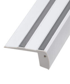 GloboStar® STAIR-PROFILE 70842-3M Προφίλ Αλουμινίου - Βάση & Ψύκτρα Ταινίας LED με Λευκό Γαλακτερό Κάλυμμα - Χρήση σε Σκαλοπάτια - Πατητό Κάλυμμα - Ασημί - 3 Μέτρα - Μ300 x Π8 x Υ3.2cm 18 70842 3m 6