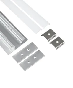 Alternative view of GLOBOSTAR® ALP-WALL-UPDOWN CONCEALED 70844-1M Επιφανειακό Προφίλ Αλουμινίου Ειδικό για Δημιουργία Κρυφού Φωτισμού Up & Down με Λευκό Γαλακτερό Πατητό Κάλυμμα για Ταινίες LED IP20 - Ασημί & Λευκό - Μ100 x Π5 x Υ1.7cm