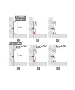 GloboStar® SKIRTINGBOARD-PROFILE 70851-3M Προφίλ Αλουμινίου - Βάση & Ψύκτρα Ταινίας LED με Λευκό Γαλακτερό Κάλυμμα - Επιφανειακή Χρήση για Περβάζι - Πατητό Κάλυμμα - Λευκό - 3 Μέτρα - Μ300 x Π1.6 x Υ8cm 23 70851 3m 9