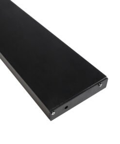 GloboStar® SKIRTINGBOARD-PROFILE 70852-3M Προφίλ Αλουμινίου - Βάση & Ψύκτρα Ταινίας LED με Λευκό Γαλακτερό Κάλυμμα - Επιφανειακή Χρήση για Περβάζι - Πατητό Κάλυμμα - Μαύρο - 3 Μέτρα - Μ300 x Π1.6 x Υ8cm 19 70852 3m 5