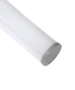 GloboStar® SURFACEPENDANT-PROFILE 70855-3M Προφίλ Αλουμινίου - Βάση & Ψύκτρα Ταινίας LED με Λευκό Γαλακτερό Κάλυμμα - Επιφανειακή & Κρεμαστή Χρήση - Πατητό Κάλυμμα - Ασημί - 3 Μέτρα - Μ300 x Φ6cm 11 70855 3m 4