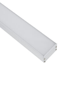 GLOBOSTAR® ALP-LINEAR INGROUND 70860-3M Ενδοδαπέδιο Προφίλ Αλουμινίου Ειδικό για Χωνευτή Χρήση σε Πεζοδρόμια & Δρόμους με Λευκό Γαλακτερό Πατητό Κάλυμμα Υψηλής Αντοχής & Ανθεκτικότητας σε Βάρος για Ταινίες LED IP65 - Ασημί & Λευκό - Μ300 x Π5 x Υ3.5cm 10 70860 3m 4