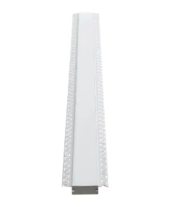 GLOBOSTAR® ALP-PLASTERIN GYPSO 70862-1M Χωνευτό Προφίλ Αλουμινίου Ειδικό για Γυψοσανίδα με Λευκό Γαλακτερό Πατητό Κάλυμμα για Ταινίες LED IP20 - Ασημί & Λευκό - Μ100 x Π8.8 x Υ2cm 11 70862 1m 6