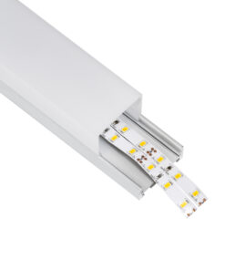 GloboStar® GloboStar® SURFACEPENDANT-PROFILE 70864-3M Προφίλ Αλουμινίου - Βάση & Ψύκτρα Ταινίας LED με Λευκό Γαλακτερό Κάλυμμα - Επιφανειακή & Κρεμαστή Χρήση - Πατητό Κάλυμμα - Ασημί - 3 Μέτρα - Μ300 x Π4.5 x Υ4.2cm