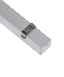 GLOBOSTAR® ALP-LINEAR LIGHTLINE 70867-1M Επιφανειακό Προφίλ Αλουμινίου με Λευκό Γαλακτερό Πατητό Κάλυμμα για Ταινίες LED IP20 - Ασημί & Λευκό - Μ100 x Π2.3 x Υ2cm 13 70867 1m 6