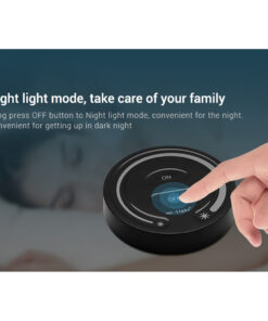 GloboStar® 71403 FUT087-B Mi-Light Ασύρματο Χειριστήριο Αφής RF 2.4Ghz για όλα τα Μονόχρωμα Mi-BOXER Controller DC 3V 2 x AAA - IP20 Μαύρο Φ8 x Υ1.8cm - 5 Years Warranty 24 71403 11