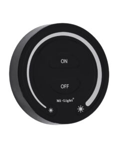 GloboStar® GloboStar® 71403 FUT087-B Mi-Light Ασύρματο Χειριστήριο Αφής RF 2.4Ghz για όλα τα Μονόχρωμα Mi-BOXER Controller DC 3V 2 x AAA - IP20 Μαύρο Φ8 x Υ1.8cm - 5 Years Warranty