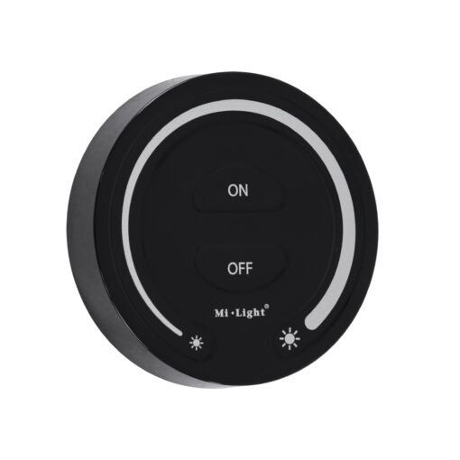 GloboStar® GloboStar® 71403 FUT087-B Mi-Light Ασύρματο Χειριστήριο Αφής RF 2.4Ghz για όλα τα Μονόχρωμα Mi-BOXER Controller DC 3V 2 x AAA - IP20 Μαύρο Φ8 x Υ1.8cm - 5 Years Warranty