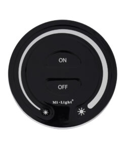 Alternative view of GloboStar® 71403 FUT087-B Mi-Light Ασύρματο Χειριστήριο Αφής RF 2.4Ghz για όλα τα Μονόχρωμα Mi-BOXER Controller DC 3V 2 x AAA - IP20 Μαύρο Φ8 x Υ1.8cm - 5 Years Warranty