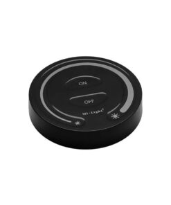 GloboStar® 71403 FUT087-B Mi-Light Ασύρματο Χειριστήριο Αφής RF 2.4Ghz για όλα τα Μονόχρωμα Mi-BOXER Controller DC 3V 2 x AAA - IP20 Μαύρο Φ8 x Υ1.8cm - 5 Years Warranty 20 71403 7