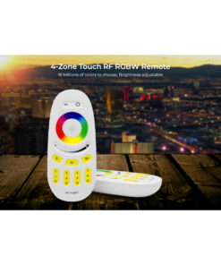 GloboStar® 71409 FUT096 Mi-Light Ασύρματο Χειριστήριο Αφής RF 2.4Ghz 4 Group για όλα τα RGBW Mi-BOXER Controller DC 3V 2 x AAA - IP20 Λευκό Μ12 x Π5.4 x Υ2cm - 5 Years Warranty 14 71409 5