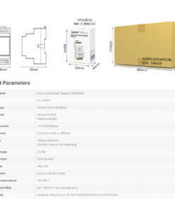 GLOBOSTAR® MiBOXER-DL-POW1 71420 DC DALI BUS Τροφοδοτικό/Μετασχηματιστής SELV Ράγας με 2 x 125mA 2W Κανάλια AC 220-240V σε DC 16V 250mA 4W Max IP20 - DALI BUS - Μ9 x Π3.4 x Υ6cm - 5 Χρόνια Εγγύηση 29 71420 15