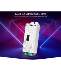 GLOBOSTAR® MiBOXER-DL-X 71423 DC DALI BUS & Push Dimmer / Controller με 5 x 6A 144W Κανάλια DC 12-24V 20A 480W Max IP20 - DALI BUS & Push Dimming - Μ13 x Π5 x Υ2.5cm - 5 Χρόνια Εγγύηση 32 71423 12