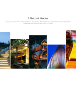 GLOBOSTAR® MiBOXER-DL-X 71423 DC DALI BUS & Push Dimmer / Controller με 5 x 6A 144W Κανάλια DC 12-24V 20A 480W Max IP20 - DALI BUS & Push Dimming - Μ13 x Π5 x Υ2.5cm - 5 Χρόνια Εγγύηση 33 71423 13