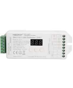 GLOBOSTAR® MiBOXER-DL-X 71423 DC DALI BUS & Push Dimmer / Controller με 5 x 6A 144W Κανάλια DC 12-24V 20A 480W Max IP20 - DALI BUS & Push Dimming - Μ13 x Π5 x Υ2.5cm - 5 Χρόνια Εγγύηση 29 71423 9