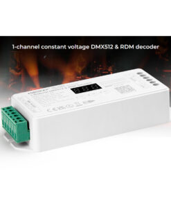 GLOBOSTAR® MiBOXER-D1-CX 71424 DC DMX Master Dimmer / Controller / Decoder Υψηλής Ταχύτητας με 1 x 20A 480W Κανάλι DC 12-24V 20A 480W Max IP20 - DMX512 & RDM - Μ13 x Π5 x Υ2.5cm - 5 Χρόνια Εγγύηση 29 71424 13
