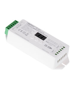 GloboStar® GLOBOSTAR® MiBOXER-D1-CX 71424 DC DMX Master Dimmer / Controller / Decoder Υψηλής Ταχύτητας με 1 x 20A 480W Κανάλι DC 12-24V 20A 480W Max IP20 - DMX512 & RDM - Μ13 x Π5 x Υ2.5cm - 5 Χρόνια Εγγύηση