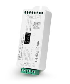 GLOBOSTAR® MiBOXER-D1-CX 71424 DC DMX Master Dimmer / Controller / Decoder Υψηλής Ταχύτητας με 1 x 20A 480W Κανάλι DC 12-24V 20A 480W Max IP20 - DMX512 & RDM - Μ13 x Π5 x Υ2.5cm - 5 Χρόνια Εγγύηση 23 71424 7