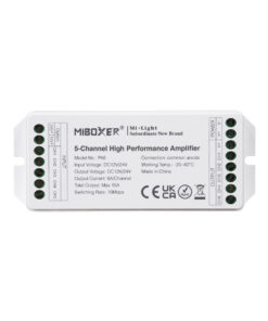 Alternative view of GLOBOSTAR® MiBOXER-PA5 71429 DC Ενισχυτής Ισχύος & Σήματος Υψηλής Ταχύτητας με 5 x 6A 144W Κανάλια DC 12-24V 15A 360W Max IP20 - Μ11.4 x Π4.9 x Υ2.8cm - 5 Χρόνια Εγγύηση