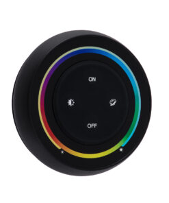 GloboStar® GloboStar® 71434 S2-B Mi-Light Ασύρματο Χειριστήριο Αφής RF 2.4Ghz για όλα τα RGBW+WW Mi-BOXER Controller DC 3V 2 x AAA - IP20 Μαύρο Φ7 x Υ2.5cm - 5 Years Warranty