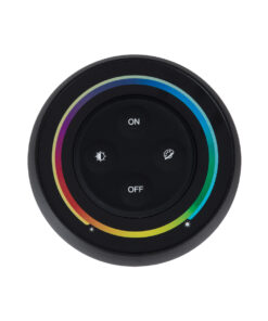 Alternative view of GloboStar® 71434 S2-B Mi-Light Ασύρματο Χειριστήριο Αφής RF 2.4Ghz για όλα τα RGBW+WW Mi-BOXER Controller DC 3V 2 x AAA - IP20 Μαύρο Φ7 x Υ2.5cm - 5 Years Warranty