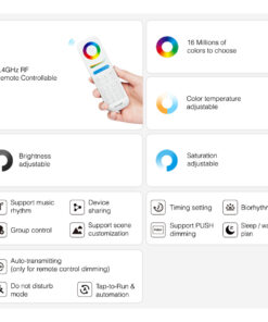 GloboStar® 71442 WP3-P150V24 Mi-BOXER DC Smart Wifi & RF 2.4Ghz Power Supply Τροφοδοτικό SELV & Controller / Dimmer All in One 3 Καναλιών AC100-240V σε DC 24V 3 x 2.1A 50W - Max 6.25A 150W - Αδιάβροχο IP67 RGB Μ22.5 x Π7.3 x Υ3.5cm - 5 Years Warranty 25 71442 11