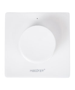 Alternative view of GloboStar® 71443 K1 Mi-BOXER Ασύρματο Επιτοίχιο Χειριστήριο Dimmer RF 2.4Ghz για όλα τα Μονόχρωμα Mi-BOXER Controller DC 3V 1 x CR2032 - IP20 Λευκό Μ8.5 x Π8.5 x Υ2.5cm - 5 Years Warranty