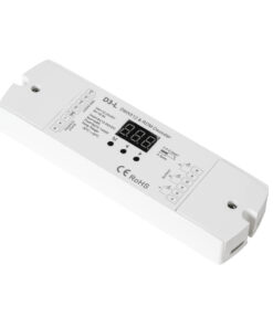 GloboStar® GloboStar® 71447 D3-L SKYDANCE DC DMX & RDM Dimmer High Speed Controller / Decoder 3 Καναλιών DC 12-24V 3 x 6A 144W - Max 18.5A 432W - IP20 Μ17 x Π5 x Υ2.5cm - 5 Years Warranty