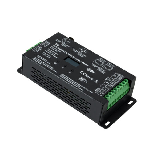GloboStar® GloboStar® 71448 D5 SKYDANCE DC DMX & RDM Dimmer High Speed Controller / Decoder 5 Καναλιών DC 12-24V 5 x 6A 144W - Max 30A 864W - IP20 Μ17 x Π8 x Υ4cm - 5 Years Warranty