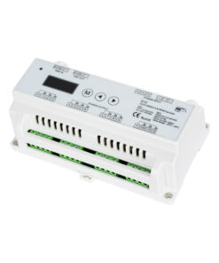 GloboStar® GloboStar® 71449 D12 SKYDANCE DC DMX & RDM Dimmer Din Rail Ράγας High Speed Controller / Decoder / Master 12 Καναλιών DC 12-24V 12 x 5A 120W - Max 60.5A 1440W - IP20 Μ15.5 x Π9 x Υ6cm - 5 Years Warranty