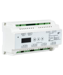GloboStar® 71449 D12 SKYDANCE DC DMX & RDM Dimmer Din Rail Ράγας High Speed Controller / Decoder / Master 12 Καναλιών DC 12-24V 12 x 5A 120W - Max 60.5A 1440W - IP20 Μ15.5 x Π9 x Υ6cm - 5 Years Warranty 11 71449 4