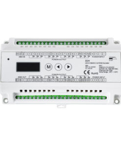 GloboStar® 71450 D24 SKYDANCE DC DMX & RDM Dimmer Din Rail Ράγας High Speed Controller / Decoder 24 Καναλιών DC 12-24V 24 x 3A 72W - Max 72.5A 1740W - IP20 Μ16 x Π9 x Υ6cm - 5 Years Warranty 13 71450 4
