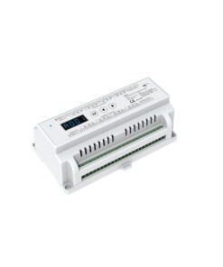 GloboStar® 71450 D24 SKYDANCE DC DMX & RDM Dimmer Din Rail Ράγας High Speed Controller / Decoder 24 Καναλιών DC 12-24V 24 x 3A 72W - Max 72.5A 1740W - IP20 Μ16 x Π9 x Υ6cm - 5 Years Warranty 17 71450 8