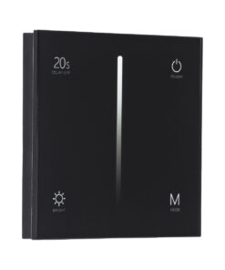 GloboStar® GloboStar® 71453 S1-T SKYDANCE AC Smart RF 2.4Ghz & Αφής - Touch Triac Dimming AC100-240V σε AC100-240V 1 x 1.5A 360W - Max 1.5A 360W - IP20 - Μαύρο Σώμα - Μ8.5 x Π8.5 x Υ3.2cm - 5 Years Warranty