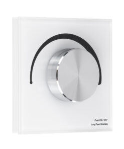 GloboStar® GloboStar® 71454 S1-K SKYDANCE AC Smart RF 2.4Ghz & Ροοστάτη - Push ON/OFF Triac Dimming AC100-240V σε AC100-240V 1 x 1.5A 360W - Max 1.5A 360W - IP20 - Λευκό Σώμα - Μ8.5 x Π8.5 x Υ5cm - 5 Years Warranty