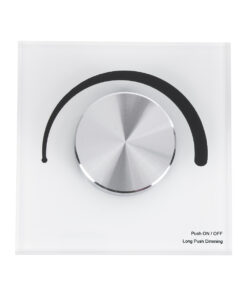 Alternative view of GloboStar® 71454 S1-K SKYDANCE AC Smart RF 2.4Ghz & Ροοστάτη - Push ON/OFF Triac Dimming AC100-240V σε AC100-240V 1 x 1.5A 360W - Max 1.5A 360W - IP20 - Λευκό Σώμα - Μ8.5 x Π8.5 x Υ5cm - 5 Years Warranty