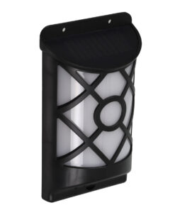 Alternative view of GLOBOSTAR® FLAMEART 71457 Διακοσμητικό Φωτιστικό Τοίχου LED 3W 90lm 120° DC 5V με Φωτοβολταϊκό Panel 5V 0.2W & Επαναφορτιζόμενη Μπαταρία Li-ion 3.2V 300mAh Αδιάβροχο IP65 Πορτοκαλί με Εφέ Φλόγας - Μ18 x Π10 x Υ5cm - 1 Χρόνο Εγγύηση