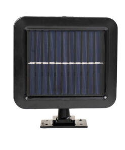 GLOBOSTAR® ZETA 71464 Προβολέας με Ανιχνευτή PIR / Αισθητήρα Κίνησης LED 40W 400lm 120° DC 5V με Φωτοβολταϊκό Panel 5V 2W & Επαναφορτιζόμενη Μπαταρία Li-ion 3.2V 2400mAh Αδιάβροχο IP65 Ψυχρό Λευκό 6000K - Sanan Chip - Μαύρο - Μ15 x Π3.5 x Υ13cm - 2 Χρόνια Εγγύηση 13 71464 5