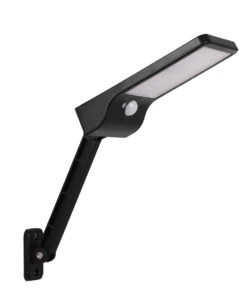 GloboStar® GloboStar® 71466 Αυτόνομο Ηλιακό Φωτιστικό Τοίχου LED SMD 3W 550lm με Ενσωματωμένη Μπαταρία 2200mAh - Φωτοβολταϊκό Πάνελ - Ρυθμιζόμενη Βάση Στήριξης - Αισθητήρα Ημέρας-Νύχτας PIR Αισθητήρα Κίνησης και Ασύρματο Χειριστήριο IR Αδιάβροχο IP56 Ψυχρό Λευκό