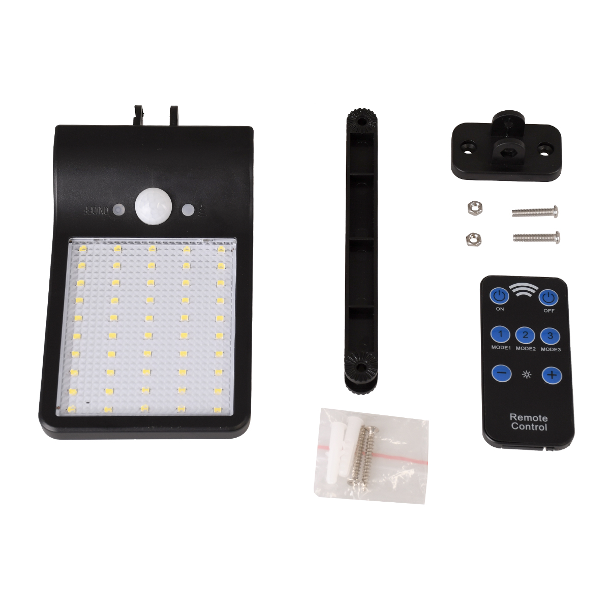 GloboStar® 71466 Αυτόνομο Ηλιακό Φωτιστικό Τοίχου LED SMD 3W 550lm με Ενσωματωμένη Μπαταρία 2200mAh - Φωτοβολταϊκό Πάνελ - Ρυθμιζόμενη Βάση Στήριξης - Αισθητήρα Ημέρας-Νύχτας PIR Αισθητήρα Κίνησης και Ασύρματο Χειριστήριο IR Αδιάβροχο IP56 Ψυχρό Λευκό 6 GloboStar® 71466 Αυτόνομο Ηλιακό Φωτιστικό Τοίχου LED SMD 3W 550lm με Ενσωματωμένη Μπαταρία 2200mAh - Φωτοβολταϊκό Πάνελ - Ρυθμιζόμενη Βάση Στήριξης - Αισθητήρα Ημέρας-Νύχτας PIR Αισθητήρα Κίνησης και Ασύρματο Χειριστήριο IR Αδιάβροχο IP56 Ψυχρό Λευκό - Image 5