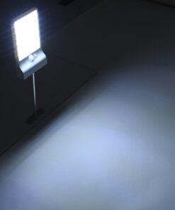 GloboStar® 71467 Αυτόνομο Ηλιακό Φωτιστικό Τοίχου Λευκό LED SMD 4W 550lm με Ενσωματωμένη Μπαταρία 2200mAh - Φωτοβολταϊκό Πάνελ - Βάση Στήριξης - Αισθητήρα Ημέρας-Νύχτας PIR Αισθητήρα Κίνησης Αδιάβροχο IP65 Ψυχρό Λευκό 6000K 14 71467 7