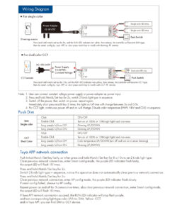 GloboStar® 71468 WT1 SKYDANCE DC WiFi & RF 2.4Ghz Dimmer High Speed Controller 2 Καναλιών DC 12-36V 2 x 5A 180W - Max 10A 180W - IP20 Μ11.5 x Π3.5 x Υ2cm - 5 Years Warranty 19 71468 10