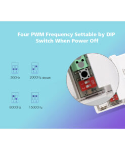 GLOBOSTAR® SKYDANCE-V5-L(WT) 71470 DC WiFi & RF 2.4Ghz & Push Dimmer / Controller με 5 x 6A 288W Κανάλια DC 12-48V 30A 1440W Max IP20 - WiFI & RF 2.4Ghz & Push Dimming - Μ18 x Π5.7 x Υ2.8cm - 5 Χρόνια Εγγύηση 36 71470 12