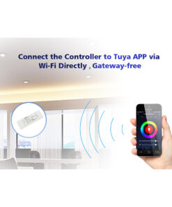 GLOBOSTAR® SKYDANCE-V5-L(WT) 71470 DC WiFi & RF 2.4Ghz & Push Dimmer / Controller με 5 x 6A 288W Κανάλια DC 12-48V 30A 1440W Max IP20 - WiFI & RF 2.4Ghz & Push Dimming - Μ18 x Π5.7 x Υ2.8cm - 5 Χρόνια Εγγύηση 39 71470 15